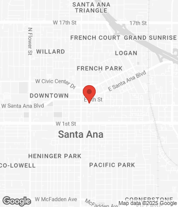 Map of Located in 4th Street Market - 201 E 4th St Unit 127, Santa Ana, CA 92701